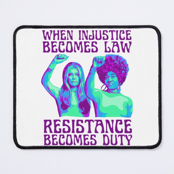 Item preview, Retrato de Gloria Steinem y Angela Davis designed and sold by LinnieKeegan.