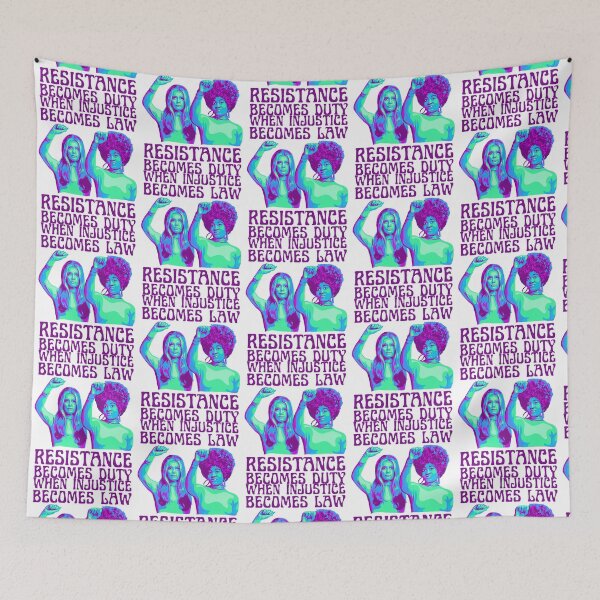Item preview, Gloria Steinem and Angela Davis Portrait  designed and sold by LinnieKeegan.