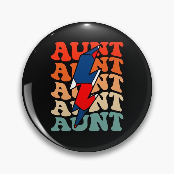 Item preview, Handball Aunt Retro Groovy Lightning Bolt Auntie Mother's Day designed and sold by Christina-grich.