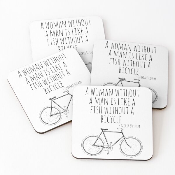 Item preview, Gloria Steinem Feminism Quote designed and sold by LinnieKeegan.