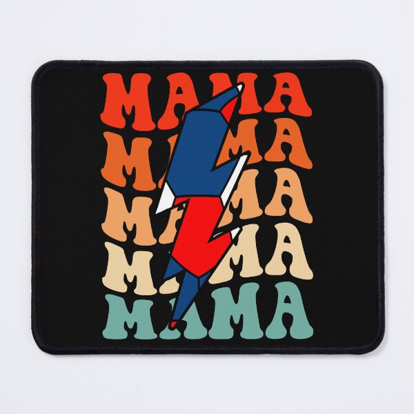 Item preview, Handball Mom Mama Retro Groovy Lightning Bolt Mother's Day designed and sold by Christina-grich.