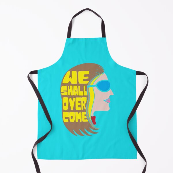 Item preview, Gloria Steinem Feminist Icon We Shall Overcome Quote Colorful Retro Vintage Art designed and sold by LinnieKeegan.