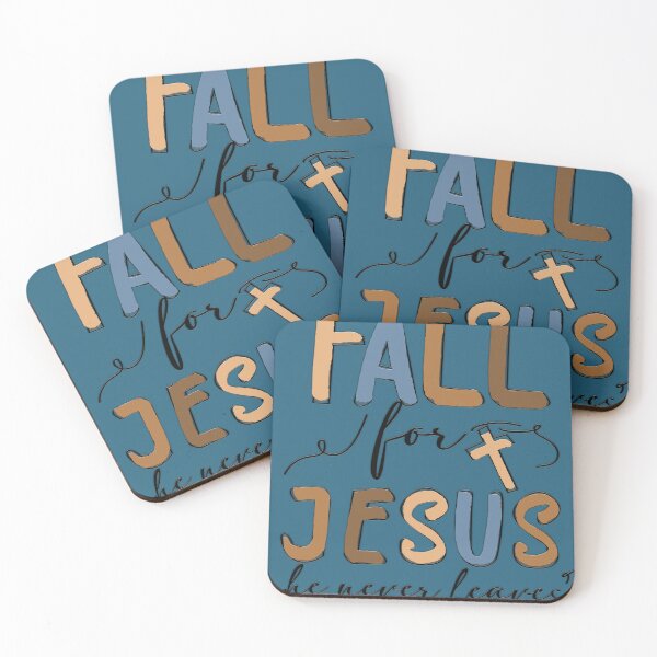 Item preview, Fall For Jesus He Never Leaves designed and sold by bennasener.