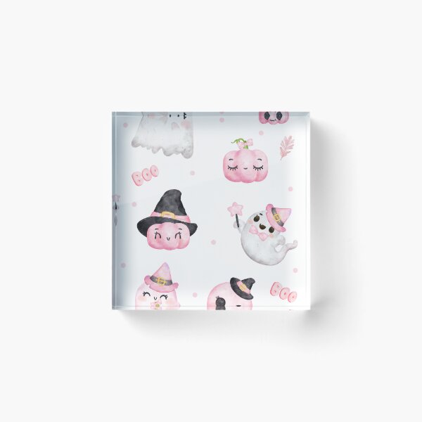 Item preview, cute halloween ghosts and pumpkins designed and sold by Savannah Silbernagel.