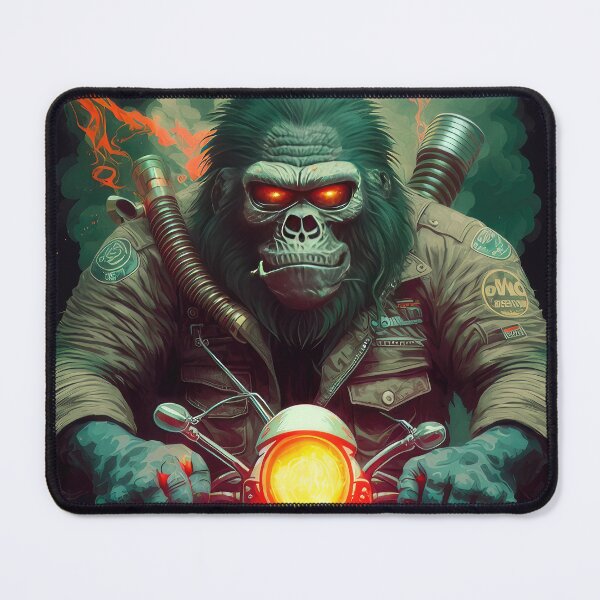Item preview, Gorilla Motorcycle Lover On The Road Going Places designed and sold by Livn2laugh.