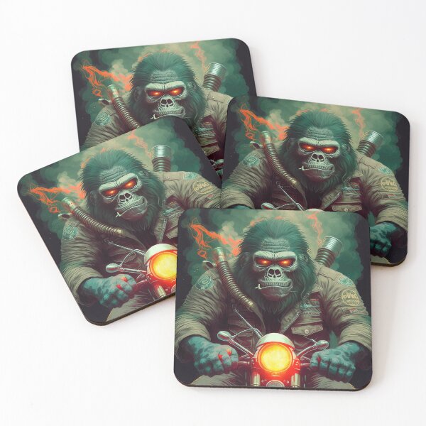 Item preview, Gorilla Motorcycle Lover On The Road Going Places  designed and sold by Livn2laugh.