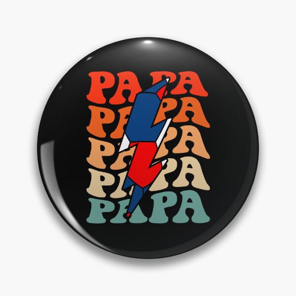 Item preview, Handball Papa Dad Retro Groovy Lightning Bolt Father’s Day designed and sold by Christina-grich.