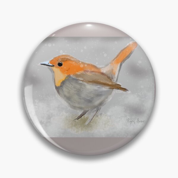 Item preview, Little bird in the snow, looking for some food designed and sold by DrawingsbyAgnes.
