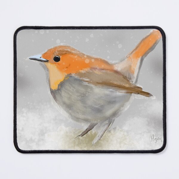 Item preview, Little bird in the snow, looking for some food designed and sold by DrawingsbyAgnes.