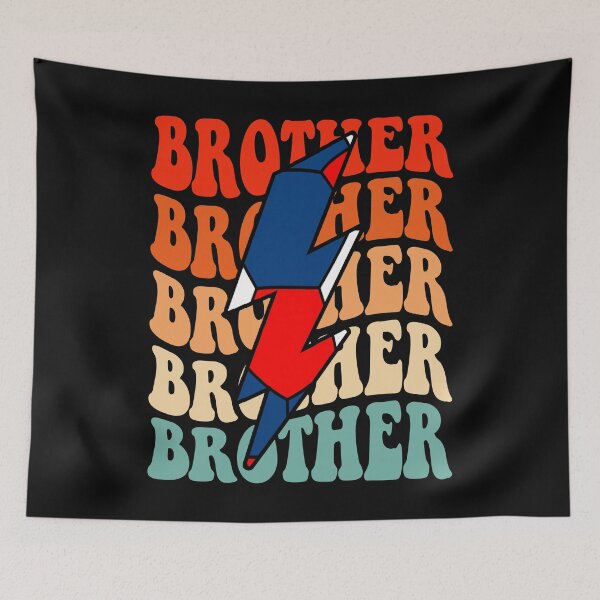 Item preview, Handball Brother Retro Groovy Lightning Bolt Father’s Day designed and sold by Christina-grich.