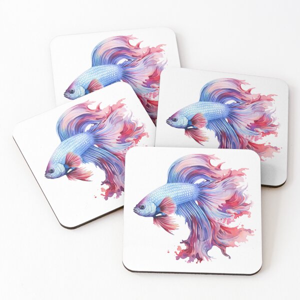 Item preview, Betta Splendens Watercolor Fish designed and sold by SchorlCraft.