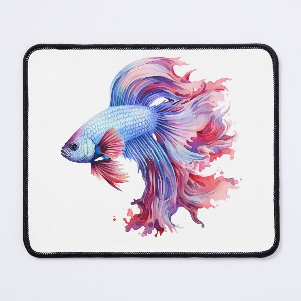 Item preview, Betta Splendens Watercolor Fish designed and sold by SchorlCraft.