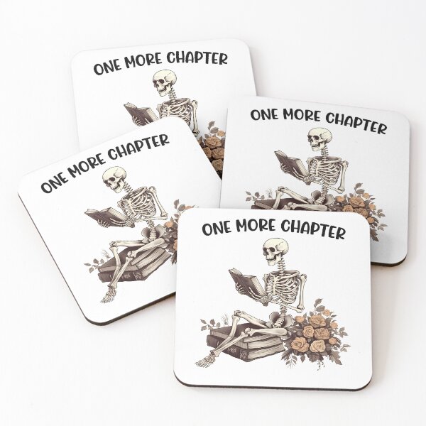 Item preview, One More Chapter Funny Skeleton Reading designed and sold by KD Merch.