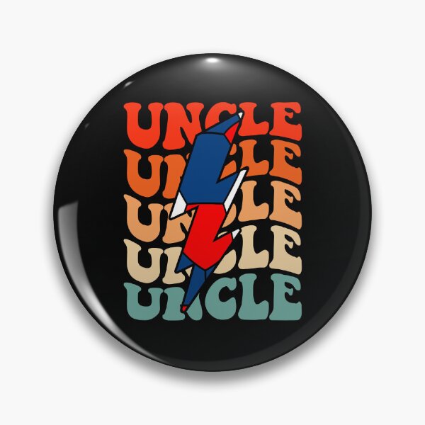 Item preview, Handball Uncle Retro Groovy Lightning Bolt Father’s Day designed and sold by Christina-grich.