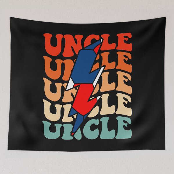 Item preview, Handball Uncle Retro Groovy Lightning Bolt Father’s Day designed and sold by Christina-grich.