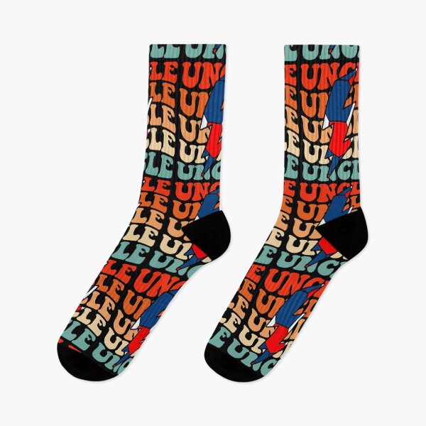 Item preview, Handball Uncle Retro Groovy Lightning Bolt Father’s Day designed and sold by Christina-grich.