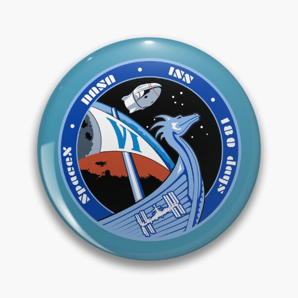 Item preview, NASA SpaceX Crew-6 mission commemorative patch designed and sold by SolidEarthArt.