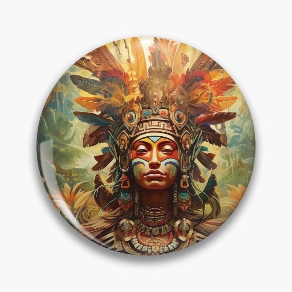 Item preview, "Conqueror of the Jungle: The Aztec Warrior King" designed and sold by Art-Vortex-fr.