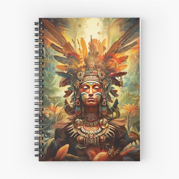 Item preview, "Conqueror of the Jungle: The Aztec Warrior King" designed and sold by Art-Vortex-fr.
