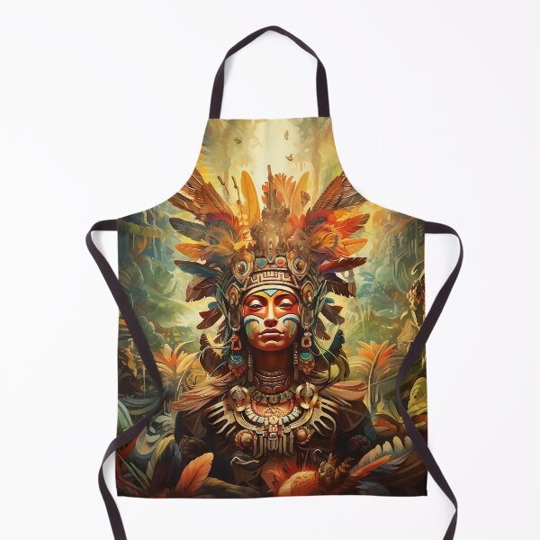Item preview, "Conqueror of the Jungle: The Aztec Warrior King" designed and sold by Art-Vortex-fr.