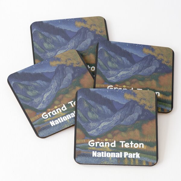 Item preview, Grand Teton Vintage Stunning Landscape  designed and sold by Yellowriversss.