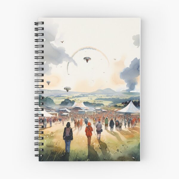 Item preview, Glastonbury Festival Watercolor  designed and sold by PutsGroup.
