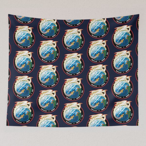 Item preview, NASA SpaceX Crew-7 mission commemorative patch designed and sold by SolidEarthArt.