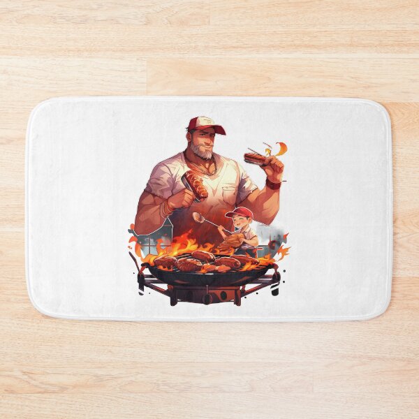 Item preview, Fathers Day Grill Master Dads Barbecue BBQ Barbecue Grilling Grillmaster Season King designed and sold by MartynGrey.