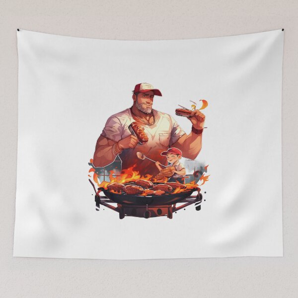 Item preview, Fathers Day Grill Master Dads Barbecue BBQ Barbecue Grilling Grillmaster Season King designed and sold by MartynGrey.