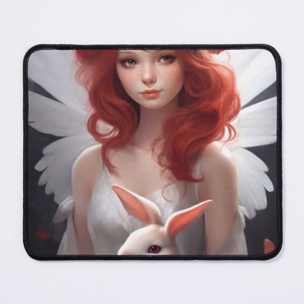 Item preview, She has a beautiful rabbit designed and sold by m-y-A-I-A-R-T-.