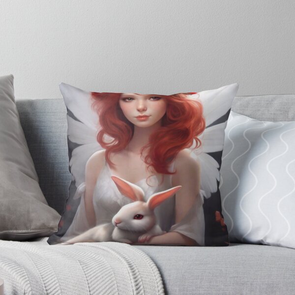 Item preview, ella tiene un hermoso conejo designed and sold by m-y-A-I-A-R-T-.