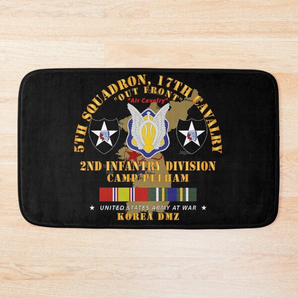 Item preview, Army - 5th Squadron, 17th Cavalry - Camp Pelham - 2nd ID w Map w KOREA SVC designed and sold by Military Insignia Products.