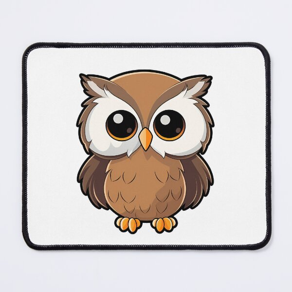 Item preview, Cute brown owl - Cartoon Style designed and sold by Vansky-Art.
