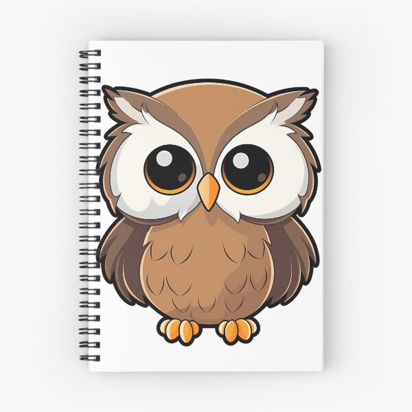 Item preview, Cute brown owl - Cartoon Style designed and sold by Vansky-Art.