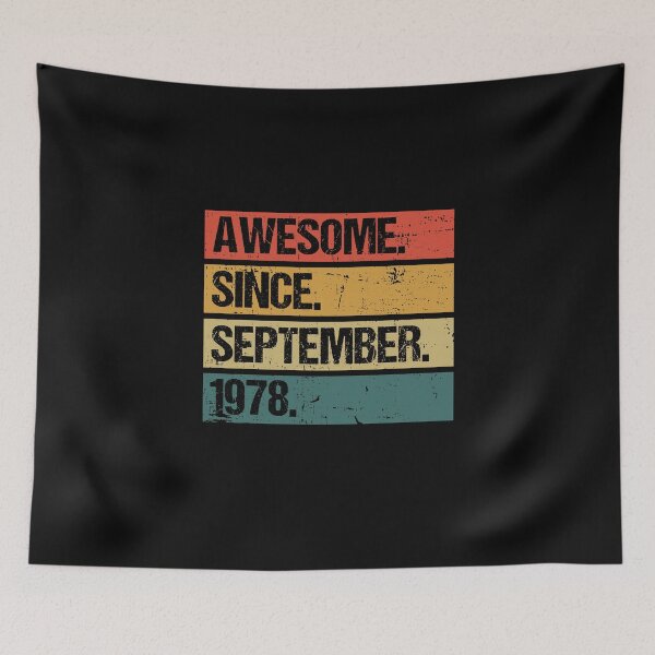 Item preview, Awesome Since September 1978 | Made In 1978 | Vintage September 1978 designed and sold by Christina-grich.