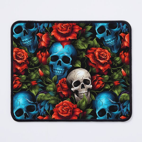 Item preview, Colourful Skulls And Roses Design - Ideal Halloween designed and sold by Image-Caption.
