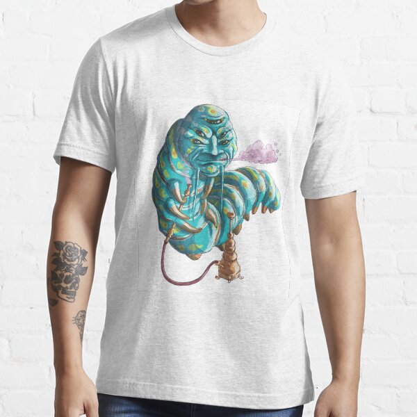 "alice in wonderland hookah smoking caterpillar" Tshirt for Sale by