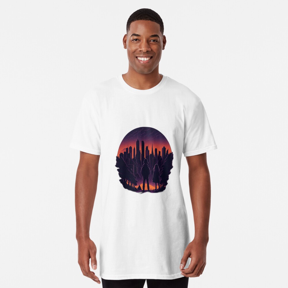 Item preview, Long T-Shirt designed and sold by artblocksai.