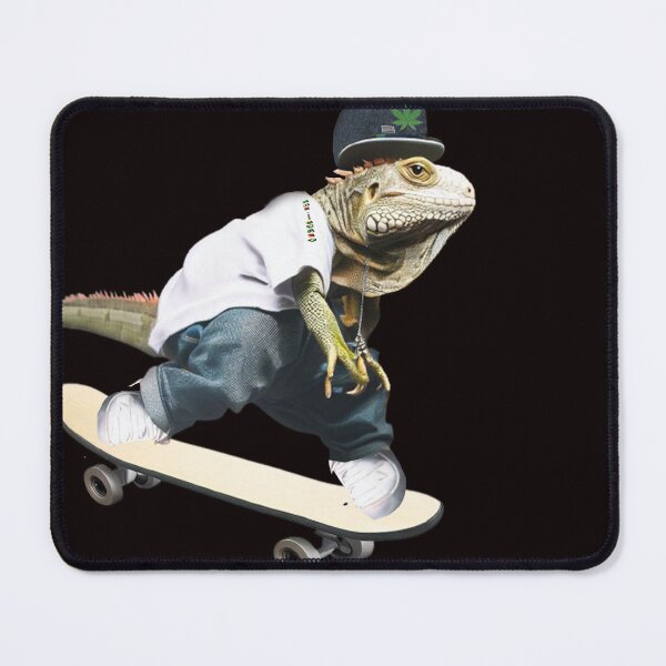 Item preview, amazing iguana skating designed and sold by SKAPER.