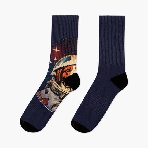 Item preview, Tribute to Laika: The Brave Space Dog in Her Astronaut Suit designed and sold by Nabucodonoshop.