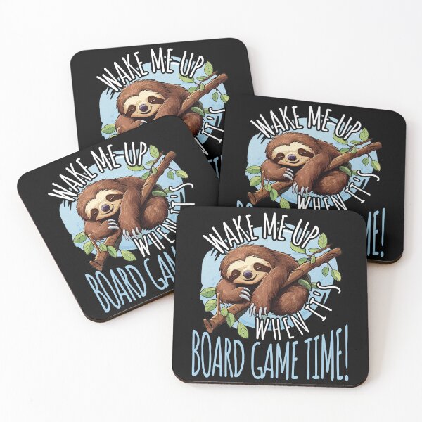 Item preview, Wake Me Up When Is Board Game Time - Sloth Siesta, Tabletop Gaming designed and sold by Zanda-Nerd-Shop.