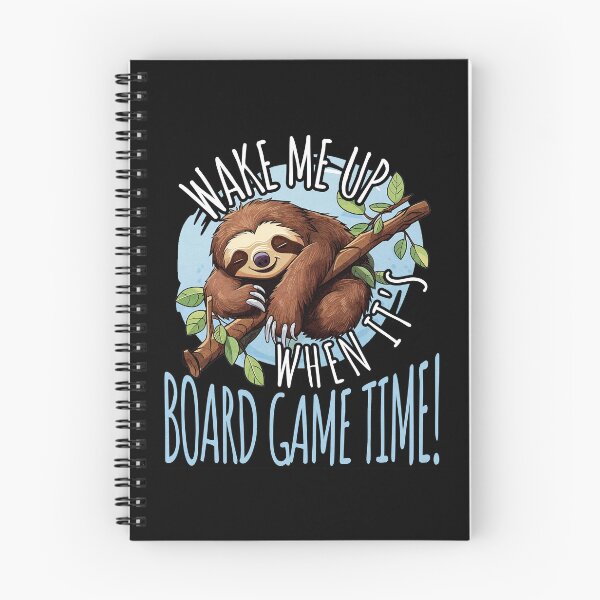 Item preview, Wake Me Up When Is Board Game Time - Sloth Siesta, Tabletop Gaming designed and sold by Zanda-Nerd-Shop.