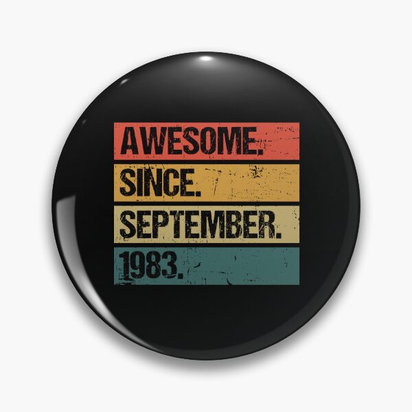 Artikelvorschau, Großartig seit September 1983 | Hergestellt im Jahr 1983 | Jahrgang September 1983 entworfen und verkauft von Christina-grich.