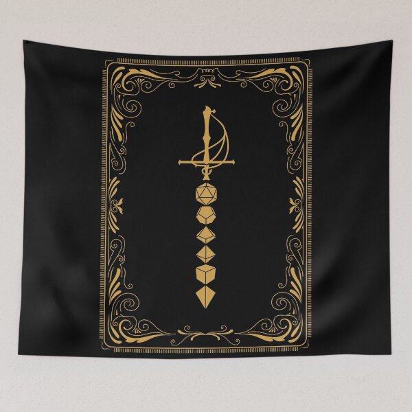 Item preview, Golden Dice Sword Tabletop RPG designed and sold by pixeptional.
