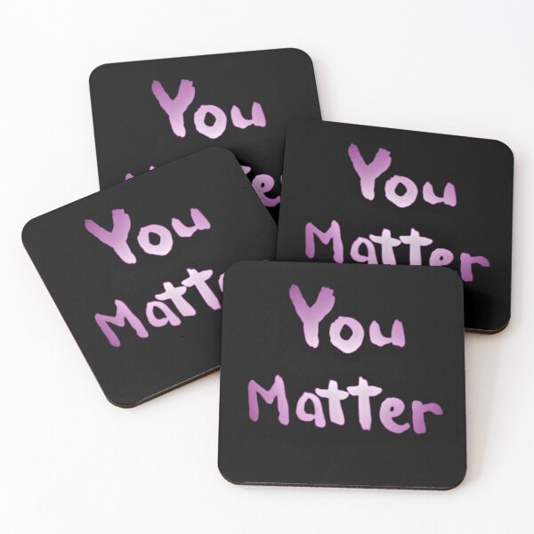 Item preview, You Matter Purple designed and sold by craftsbydaphy.