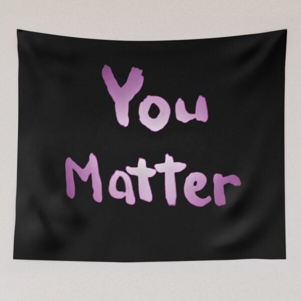 Item preview, You Matter Purple designed and sold by craftsbydaphy.