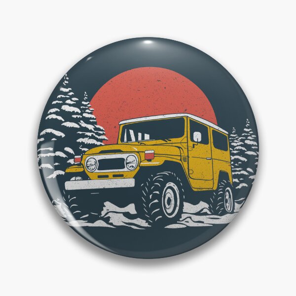 Item preview, Retro Japanese off-roader on a cold adventure - Yellow designed and sold by ApexFibers.