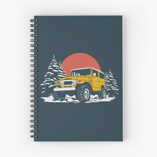 Item preview, Retro Japanese off-roader on a cold adventure - Yellow designed and sold by ApexFibers.