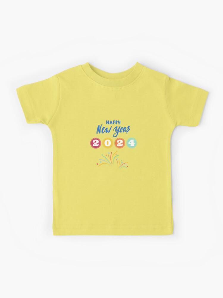 [teket] / ☆ 25SS Joyful Tee / Yellow Happy New Year 2024 Welcome 2024 Celebrate 2024