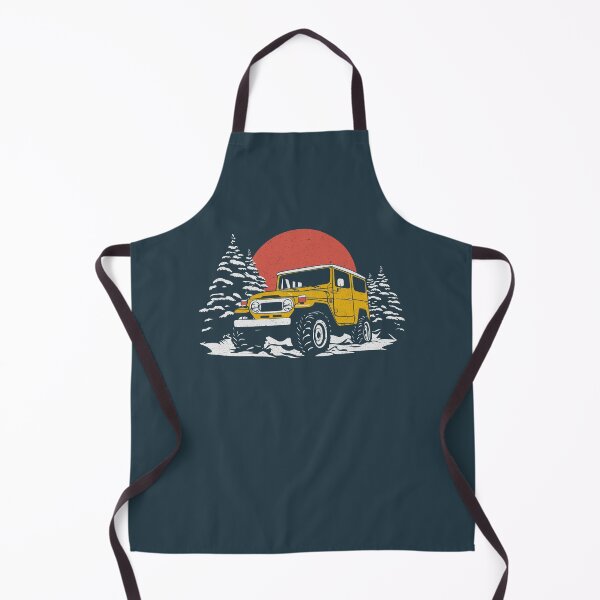 Item preview, Retro Japanese off-roader on a cold adventure - Yellow designed and sold by ApexFibers.